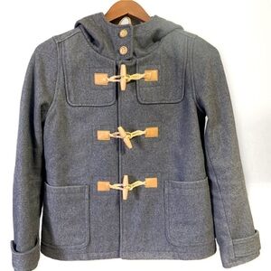 Levi's Wool Duffle Jacket Button Up Duffle Coat Wood Buttons XS